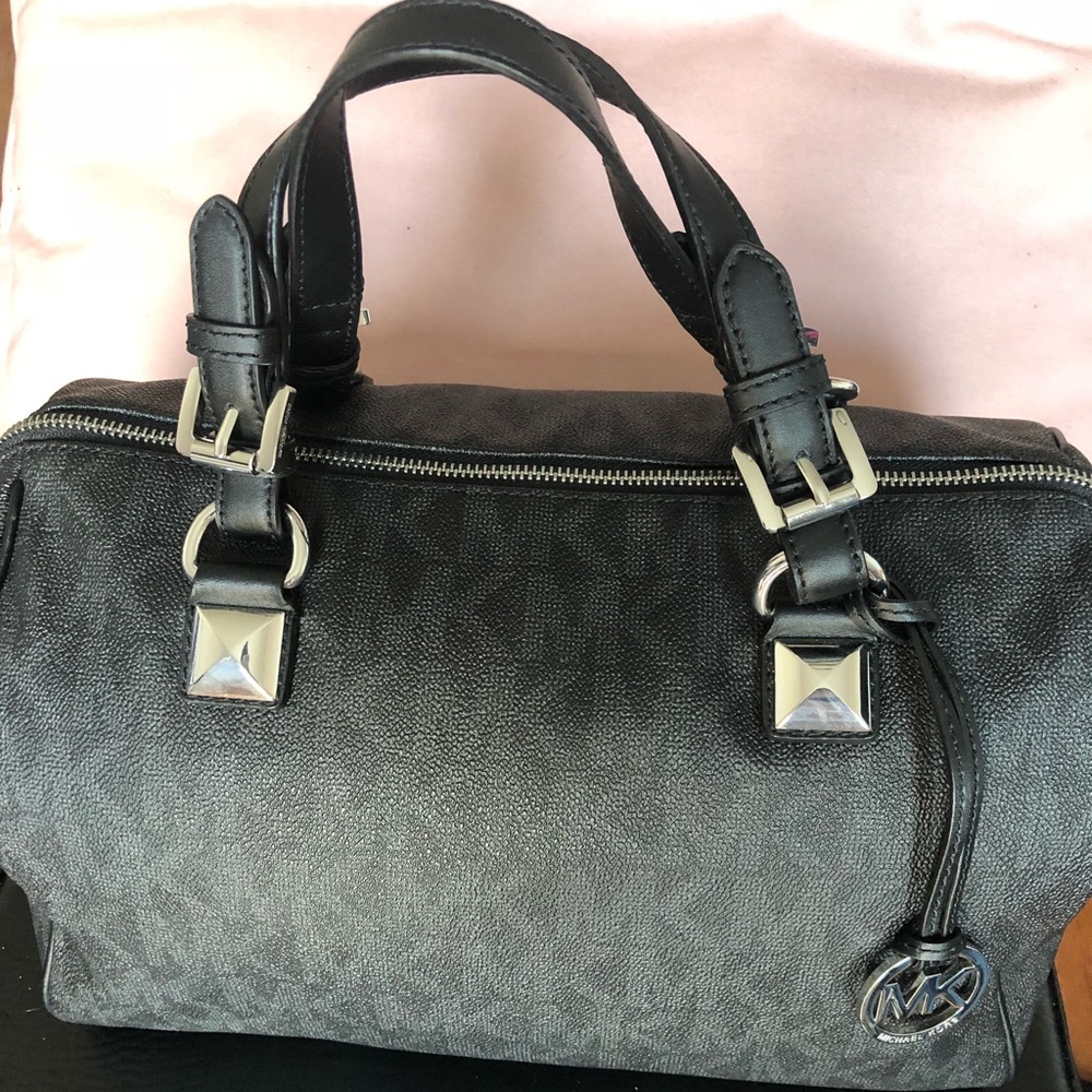Michael Kors Grayson black satchel